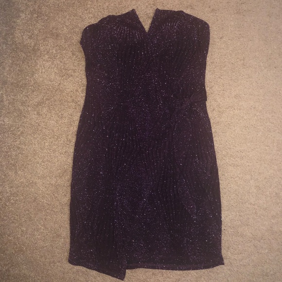 Trixxi Dresses & Skirts - {Trixxi}NWT shimmer padded wrap mini dress M